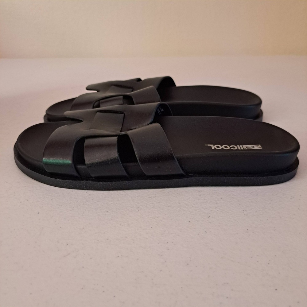 32 Degrees Cool H-Band Sandals Womens Size 9 Black New Cushioned Slide 1272-252 - Picture 4 of 13